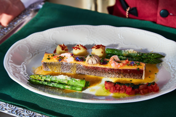 Форель карельская под раковым соусом