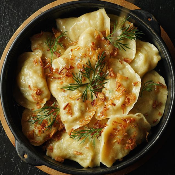 Вареники с картошкой и грибами